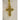 DR3170 - 925 Sterling Silver,14k Gold Bonded - Lab Created Stones - Cuban Link - Cross